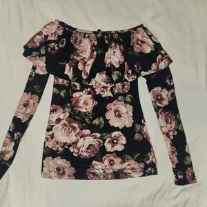 Floral Blouse Long Sleeve